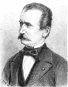 Wilhelm von Engerth (1814-1884) østerriksk ingeniør (motor), gravering av French School