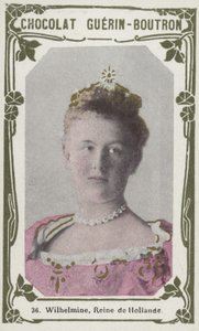 Wilhelmine, Reine de Hollande (farget bilde) av French School