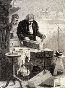 William Cruickshank built the troughs pile - in “” Album of Science; illustrious scholars; Great Discoveries””” 1896. av French School