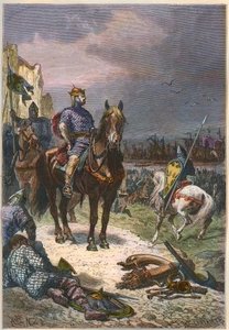 Vilhelm Erobreren (William II av Normandie eller Vilhelm I av England av French School