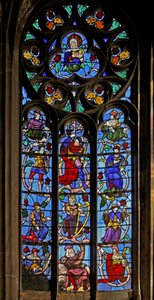 Window Ew som viser Jesse-treet av French School