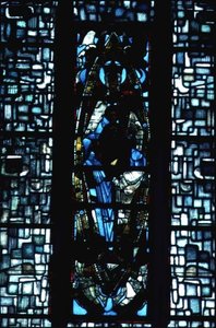 Window of the Virgin, tidlig på 1100-tallet (farget glass) av French School
