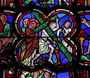 Vindu w0 som viser Via Crucis av French School