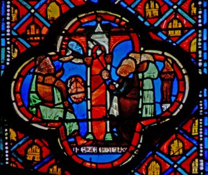 Window w10 Ezekiel ser folk som elsker solen Ez VIII 15 av French School