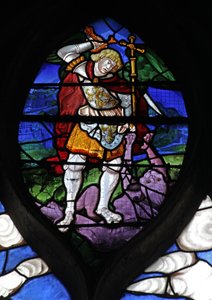 Vindu w10 som viser St Michael av French School
