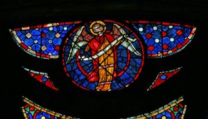 Fenster w115, einen Engel darstellend