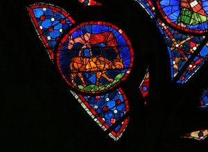 Vindu w115 som viser skapelsen av dyrene av French School