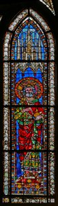 Vindu w11 som viser keiser Henry de Bamberg av French School