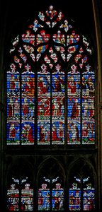 Vindu w133 som viser St Sebastian-vinduet av French School