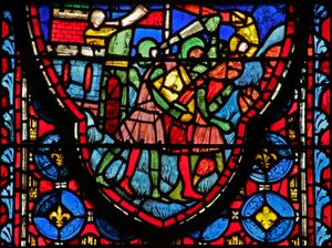 Vindu w15 Hellige relikvier: Krøsus, persernes konge, ødelegger Jerusalem av French School