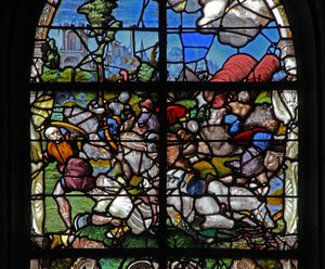 Vindu w18 som viser St Paul the Conversion av French School