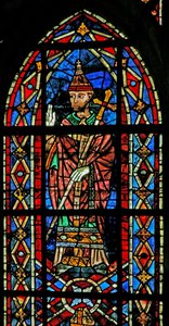 Vindu w207 som viser pave Innocent III av French School
