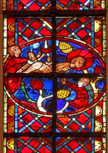 Vindu w211 som viser St Vincents martyrium av French School