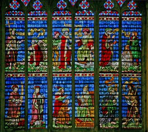 Vindu w227 som viser St Peter and St Paul-vinduet av French School