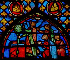 Vindu w3 Moses plasserer blomstringsstaven på alteret Numm XVII 10-11 av French School
