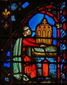 Vindu w3 Moses presenterer ofrene til prinsene Numb VII 4-5 av French School