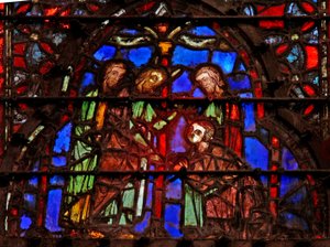 Vindu w4 Moses betegner Joshua Deut XXIV 9 av French School