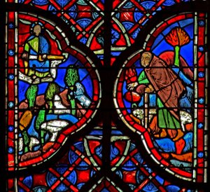 Vindu w6L Gud straffer dem som plyndrer vintreet. Er III 14-15 av French School
