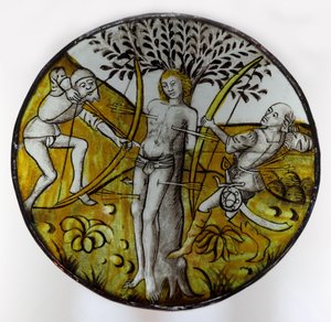 Vindu w75 som viser St. Sebastian av French School