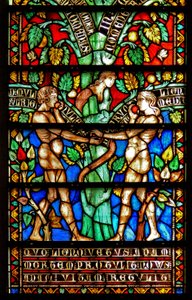 Fenster w8, Details des Baums des Lebens von French School