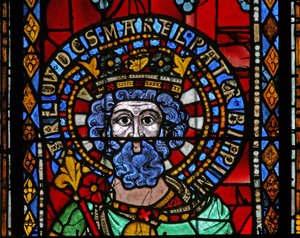 Vindu w9 som viser Charles Martel av French School