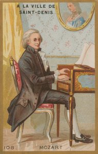 Wolfgang Amadeus Mozart, østerriksk klassisk komponist fra 1700-tallet av French School
