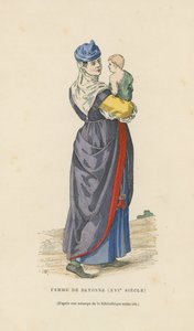 Kvinne fra Bayonne, 1500-tallet av French School