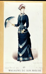 Kvinne med paraply, fra Le Bon Marché, 1879