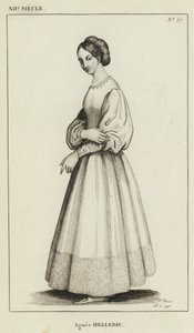 XII Century, Agnes Hellebic (gravering) av French School