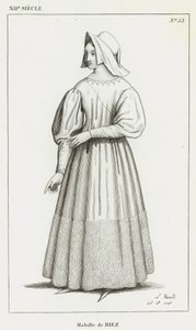 XII Century, Mabille de Riez (gravering) av French School