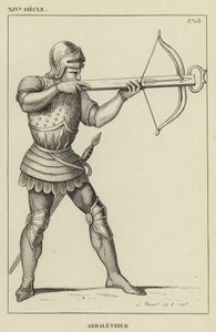 XIV Siecle, Arbaletrier (gravering) av French School