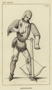 XIV Siecle, Arbaletrier (gravering) av French School
