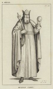 X Siecle, Hugues Capet (gravering) av French School