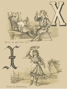 X: Xeres, å for en god vin! /Xenova the Bohemian av French School