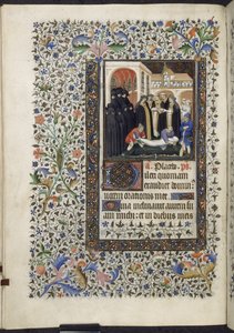 Yates Thompson 46 f156 v - Burial of the Dead, ca. 1410-20 (vellum) av French School