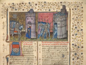 f. 73: Siege of Brest, fra 