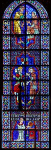 pilegrimer og giveren - Robert de Bérou (w113) av French School
