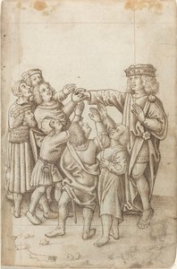"Ikke gi din høyre hånd til alle og diverse" [fol. 13 recto] av French early 16th Century