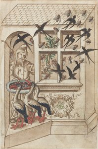 "Ikke ha svaler under samme tak" [fol. 40 recto] av French early 16th Century
