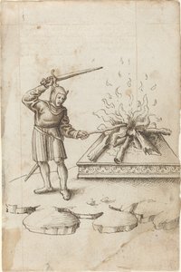 "Ikke stikk ilden med et sverd" [fol. 20 recto]