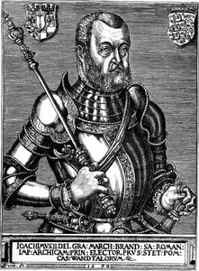 Portrett av Joachim II Hector 1505-1571, kurfyrst av Brandenburg, 1570 av Friderich