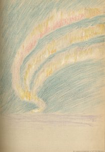 Streamers of Aurora Borealis, 28. november 1893. Pastell Sketch, 1893 1897