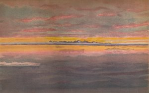 Solnedgang utenfor nordkysten av Asia, nord for munningen av Chatanga, 1893, 1897