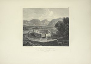 Ynca-Chungana, fra Inkahagen nær Canar, tegnet av Gmelin, gravert av Morel, illustrasjon fra 