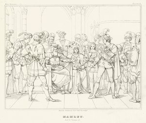 Hamlet, akt V, scene 2 (gravering) av Friedrich August Moritz Retzsch