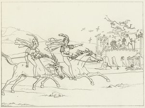 Illustrasjon for Goethes Faust av Friedrich August Moritz Retzsch