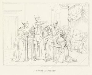 Romeo og Julie, akt III, scene 5 (gravering)