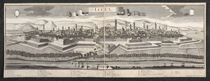 Utsikt over Lucca av Friedrich Bernhard Werner