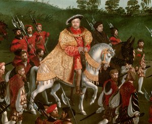 Intervju av Francois I og Henry VIII i leiren til Det gyldne ark 7. juni