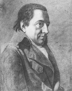 Portrett av Johann Gottlieb Fichte 1762-1814, ca. 1800